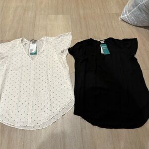 H&M flutter sleeve tops